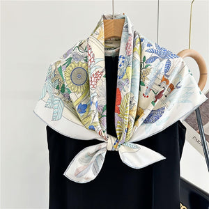 MaraSilk Pure Mulberry Silk Scarf - Square Twill MS278 34" x 34" MS27801