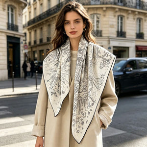 MaraSilk Pure Mulberry Silk Scarf - Square Twill MS280