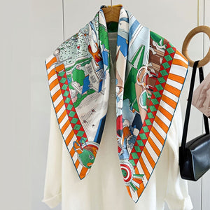 MaraSilk Pure Mulberry Silk Scarf - Square Twill MS287