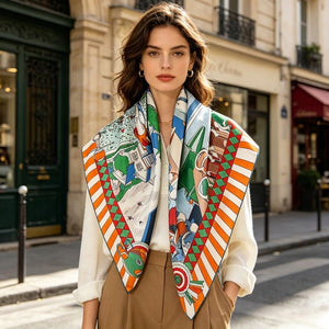 MaraSilk Pure Mulberry Silk Scarf - Square Twill MS287