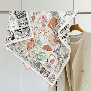 MaraSilk Pure Mulberry Silk Scarf - Square Twill MS291