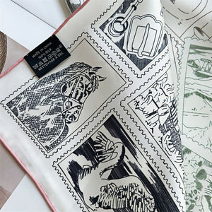 MaraSilk Pure Mulberry Silk Scarf - Square Twill MS291