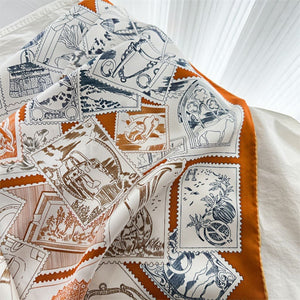 MaraSilk Pure Mulberry Silk Scarf - Square Twill MS291