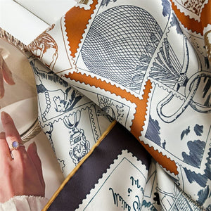 MaraSilk Pure Mulberry Silk Scarf - Square Twill MS291