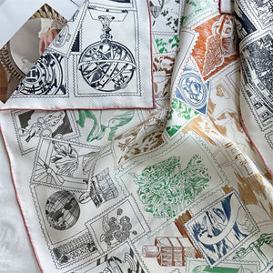 MaraSilk Pure Mulberry Silk Scarf - Square Twill MS291