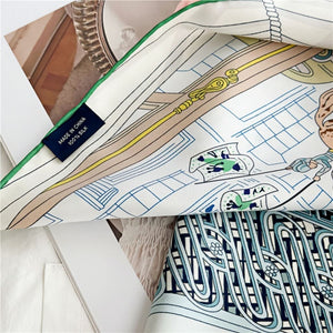 MaraSilk Pure Mulberry Silk Scarf - Square Twill MS292