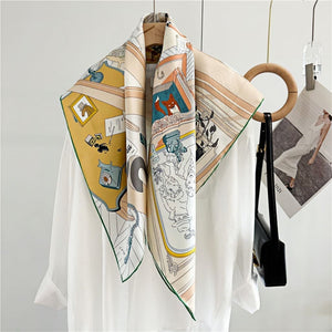 MaraSilk Pure Mulberry Silk Scarf - Square Twill MS292