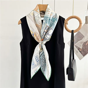 MaraSilk Pure Mulberry Silk Scarf - Square Twill MS292 34" x 34" MS29201