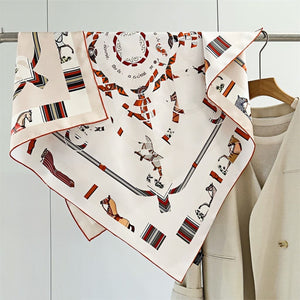 MaraSilk Pure Mulberry Silk Scarf - Square Twill MS293