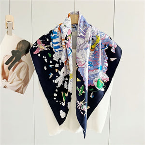 MaraSilk Pure Mulberry Silk Scarf - Square Twill MS295