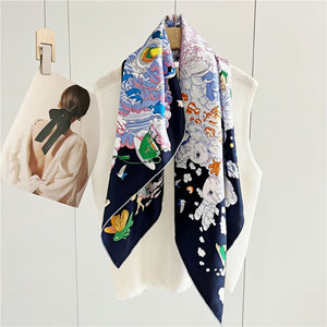 MaraSilk Pure Mulberry Silk Scarf - Square Twill MS295