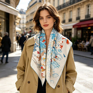 MaraSilk Pure Mulberry Silk Scarf - Square Twill MS295