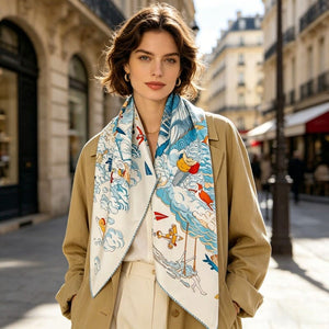 MaraSilk Pure Mulberry Silk Scarf - Square Twill MS295