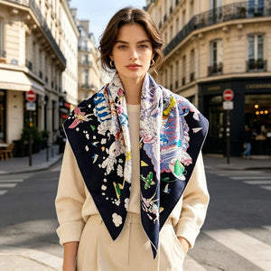 MaraSilk Pure Mulberry Silk Scarf - Square Twill MS295