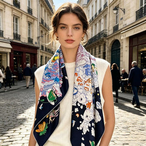 MaraSilk Pure Mulberry Silk Scarf - Square Twill MS295