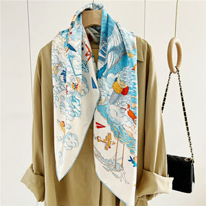 MaraSilk Pure Mulberry Silk Scarf - Square Twill MS295