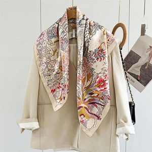 MaraSilk Pure Mulberry Silk Scarf - Square Twill MS296