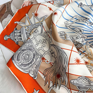 MaraSilk Pure Mulberry Silk Scarf - Square Twill MS296