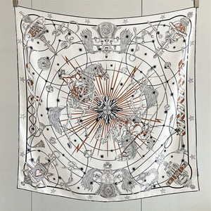 MaraSilk Pure Mulberry Silk Scarf - Square Twill MS296 34" x 34" MS29607