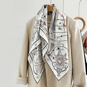 MaraSilk Pure Mulberry Silk Scarf - Square Twill MS296