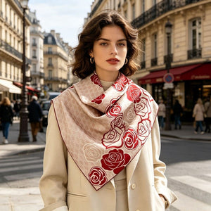 MaraSilk Pure Mulberry Silk Scarf - Square Twill MS296
