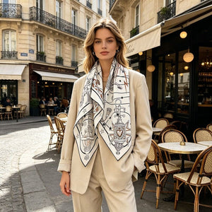 MaraSilk Pure Mulberry Silk Scarf - Square Twill MS296