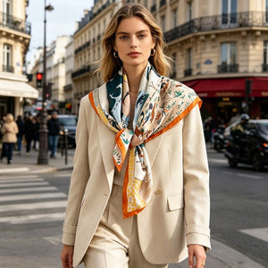 MaraSilk Pure Mulberry Silk Scarf - Square Twill MS296