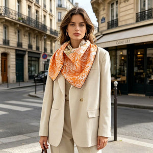 MaraSilk Pure Mulberry Silk Scarf - Square Twill MS296