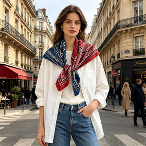 MaraSilk Pure Mulberry Silk Scarf - Square Twill MS298