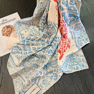 MaraSilk Pure Mulberry Silk Scarf - Square Twill MS299