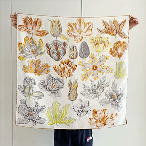 MaraSilk Pure Mulberry Silk Scarf - Square Twill MS300 34" x 34" MS30001