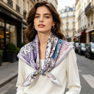 MaraSilk Pure Mulberry Silk Scarf - Square Twill MS301