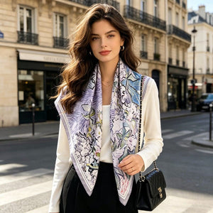 MaraSilk Pure Mulberry Silk Scarf - Square Twill MS301