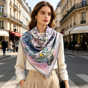 MaraSilk Pure Mulberry Silk Scarf - Square Twill MS301