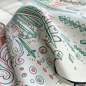 MaraSilk Pure Mulberry Silk Scarf - Square Twill MS302