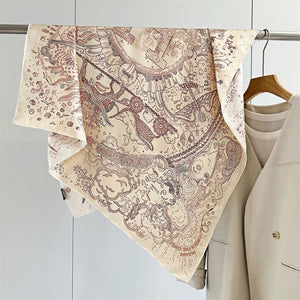 MaraSilk Pure Mulberry Silk Scarf - Square Twill MS302 34" x 34" MS30202