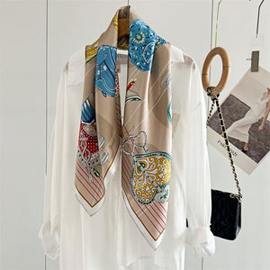 MaraSilk Pure Mulberry Silk Scarf - Square Twill MS303