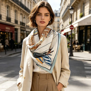 MaraSilk Pure Mulberry Silk Scarf - Square Twill MS303