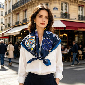 MaraSilk Pure Mulberry Silk Scarf - Square Twill MS303