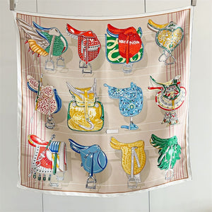 MaraSilk Pure Mulberry Silk Scarf - Square Twill MS303 34" x 34" MS30302