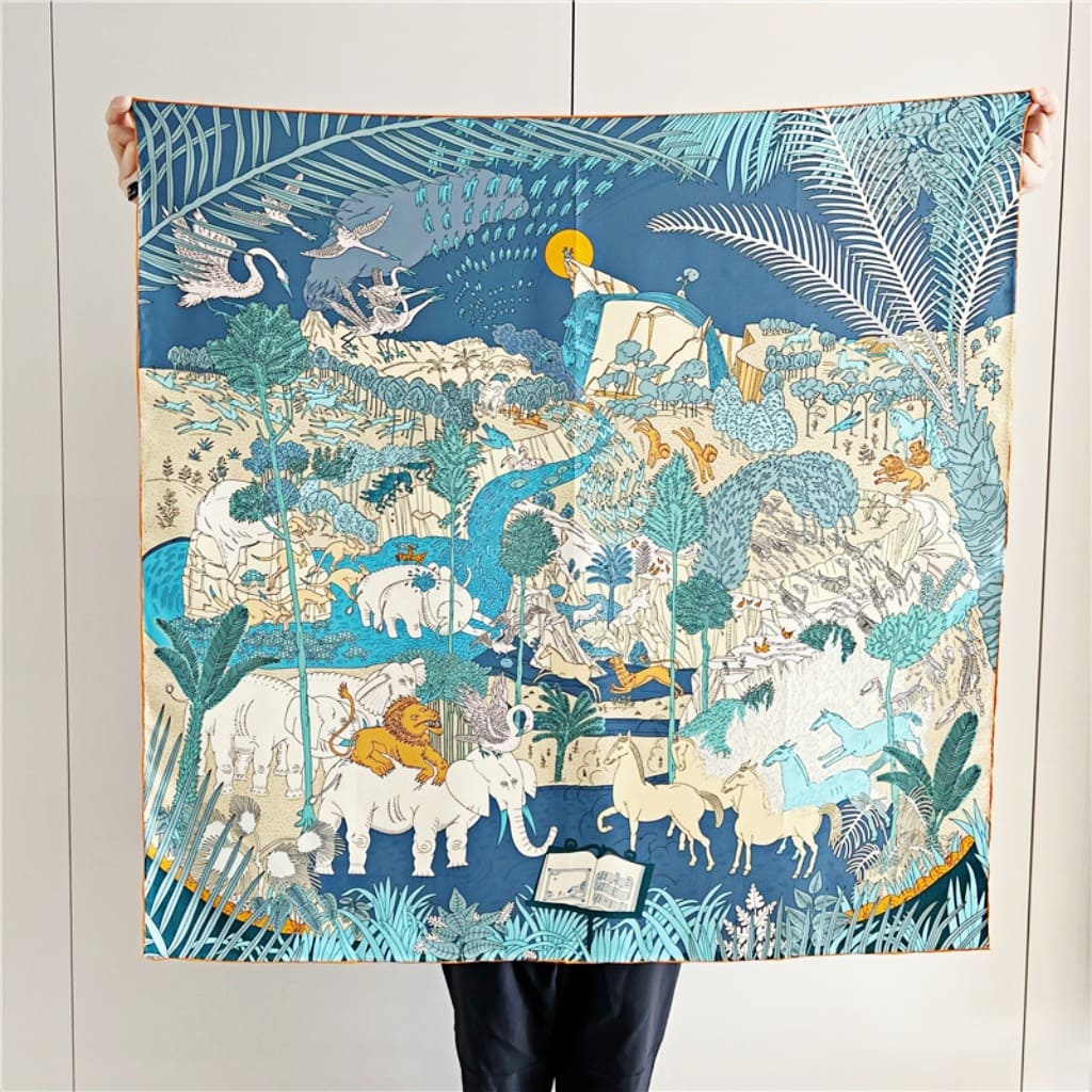 MaraSilk Pure Mulberry Silk Scarf - Square Twill MS305 34" x 34" MS30501