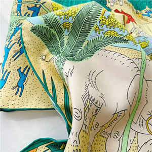 MaraSilk Pure Mulberry Silk Scarf - Square Twill MS305
