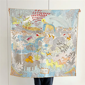 MaraSilk Pure Mulberry Silk Scarf - Square Twill MS305 34" x 34" MS30503