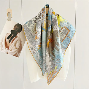 MaraSilk Pure Mulberry Silk Scarf - Square Twill MS305