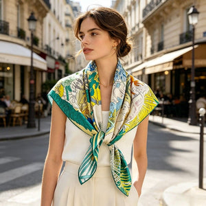MaraSilk Pure Mulberry Silk Scarf - Square Twill MS305