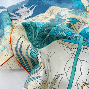 MaraSilk Pure Mulberry Silk Scarf - Square Twill MS305
