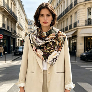 MaraSilk Pure Mulberry Silk Scarf - Square Twill MS307