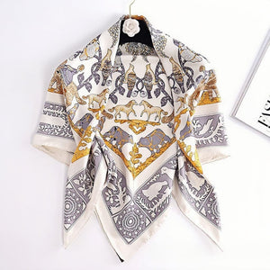 MaraSilk Pure Mulberry Silk Scarf - Square Twill MS309 34" x 34" MS30901