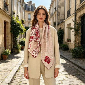 MaraSilk Pure Mulberry Silk Scarf - Square Twill MS312