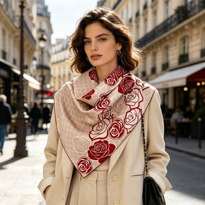 MaraSilk Pure Mulberry Silk Scarf - Square Twill MS312
